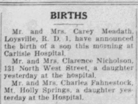 Clipping from The Sentinel
